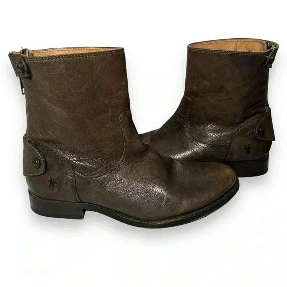 Frye leather booties  6 - Picture 1 of 10